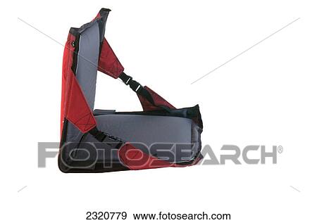 Stock Photo - Portable Stadium Seat Cushion On A White Background. Fotosearch