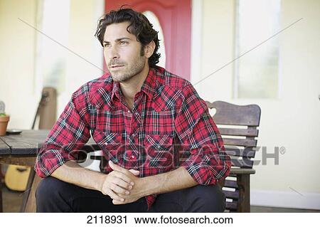 Portrait Of A Man In A Plaid Shirt; Wailua Kauai Hawaii United States Of America View Large Photo Image Stock Image - Portrait Of A Man In A Plaid Shirt; Wailua Kauai Hawaii United States Of America. Fotosearch