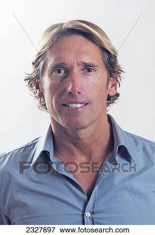 Portrait of a middle aged man; Tarifa cadiz andalusia spain View Large Photo Image Stock Photo - Portrait of a middle aged man; Tarifa cadiz andalusia spain. Fotosearch