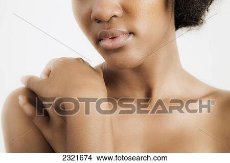 Picture - Portrait Of A Young Woman; Connecticut United States Of America. Fotosearch