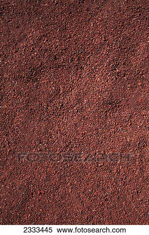 Stock Photography - Red gravel; Maui hawaii united states of america. Fotosearch