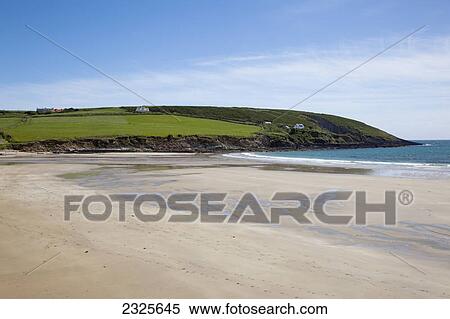 Stock Photography - Red strand near clonakilty; County cork ireland. Fotosearch