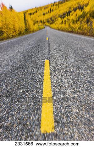 Road detail traveling the steese highway in autumn; Fairbanks alaska united states of america View Large Photo Image Stock Photograph - Road detail traveling the steese highway in autumn; Fairbanks alaska united states of america. Fotosearch