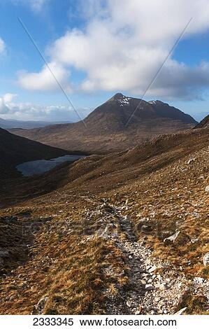 Rocky path leading towards ben damph; Torridon highlands scotland View Large Photo Image Stock Photography - Rocky path leading towards ben damph; Torridon highlands scotland. Fotosearch