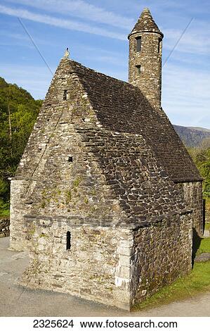 Saint kevin's church; Glendalough county wicklow ireland View Large Photo Image Picture - Saint kevin's church; Glendalough county wicklow ireland. Fotosearch
