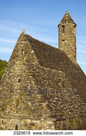 Saint kevin's church; Glendalough county wicklow ireland View Large Photo Image Stock Photo - Saint kevin's church; Glendalough county wicklow ireland. Fotosearch