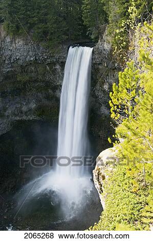 Stock Photo - Scenic Brandywine Falls Located Near Whistler, British Columbia, Off Sea To Sky Highway.. Fotosearch
