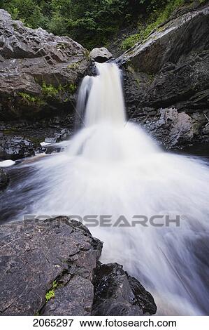 Sept-Chutes Site. View Of Fall, Bas-Saint-Laurent Region, Quebec, Canada View Large Photo Image Stock Photo - Sept-Chutes Site. View Of Fall, Bas-Saint-Laurent Region, Quebec, Canada. Fotosearch