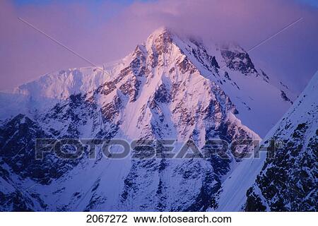 Stock Image - Seracs On A Ridge Next To The A Glacier In St. Elias Range, Yukon. Fotosearch