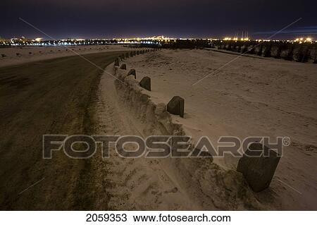 Snowy Road Outside Regina, Saskatchewan, Just Before Dawn. View Large Photo Image Stock Image - Snowy Road Outside Regina, Saskatchewan, Just Before Dawn.. Fotosearch