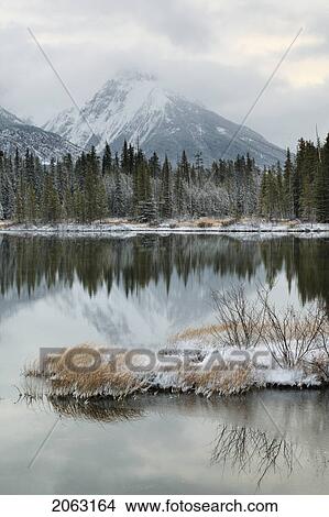 Spillway Lake And The Opal Range, Peter Lougheed Provincial Park, Alberta, Canada View Large Photo Image Picture - Spillway Lake And The Opal Range, Peter Lougheed Provincial Park, Alberta, Canada. Fotosearch