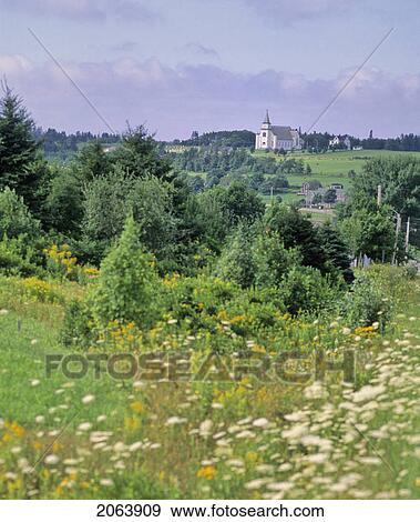Stock Photo - St. Peter's Church, Near Morell, Pei. Fotosearch