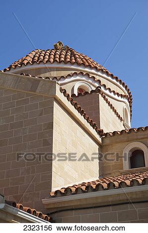 Stock Photograph - St raphael church; Pachyammos cyprus. Fotosearch
