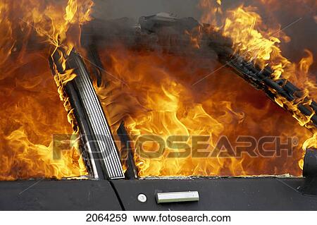 Station Wagon Car On Fire, Smithville, Ontario View Large Photo Image Stock Photo - Station Wagon Car On Fire, Smithville, Ontario. Fotosearch