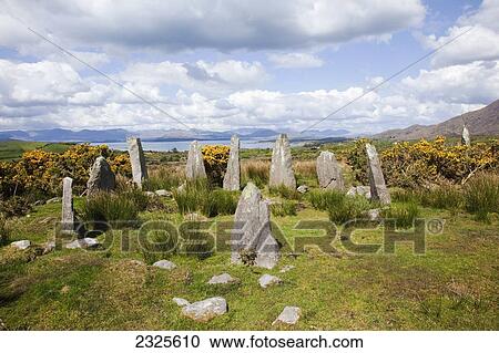 Stone circle; Ardgroom county cork ireland View Large Photo Image Stock Image - Stone circle; Ardgroom county cork ireland. Fotosearch