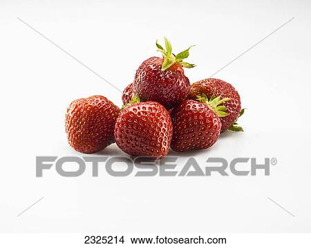 Strawberries on a white background View Large Photo Image Picture - Strawberries on a white background. Fotosearch