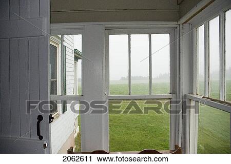 Stock Image - Sun Porch, Near Basin Head, Prince Edward Island. Fotosearch