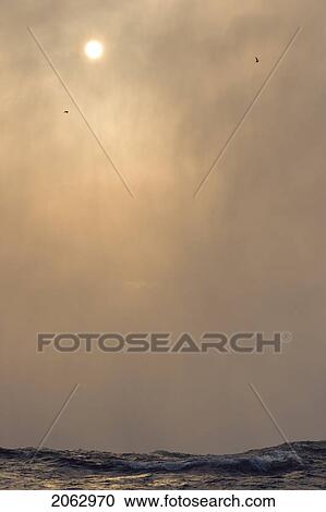 Stock Image - Sunrise Over Horseshoe Falls - Niagara Falls - Ontario - Canada. Fotosearch