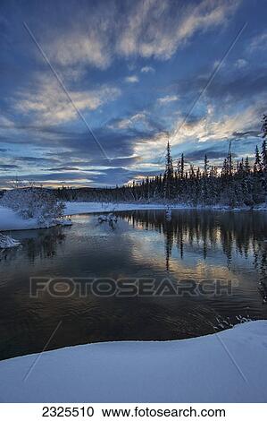 Sunset over mcintyre creek; Whitehorse yukon canada View Large Photo Image Stock Image - Sunset over mcintyre creek; Whitehorse yukon canada. Fotosearch