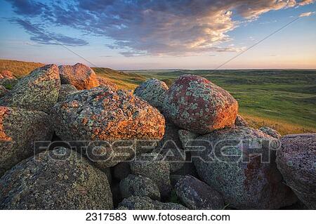 Sunset Over The Frenchmen River Valley In Grasslands National Park; Saskatchewan Canada View Large Photo Image Stock Image - Sunset Over The Frenchmen River Valley In Grasslands National Park; Saskatchewan Canada. Fotosearch