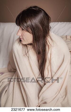 Teenage Girl Wrapped In A Blanket; Connecticut United States Of America View Large Photo Image Stock Photo - Teenage Girl Wrapped In A Blanket; Connecticut United States Of America. Fotosearch