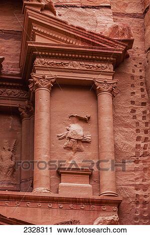 The treasury; Petra jordan View Large Photo Image Stock Image - The treasury; Petra jordan. Fotosearch