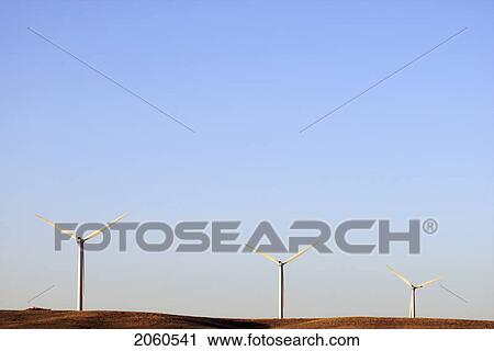 Three Wind Turbines View Large Photo Image Stock Image - Three Wind Turbines. Fotosearch