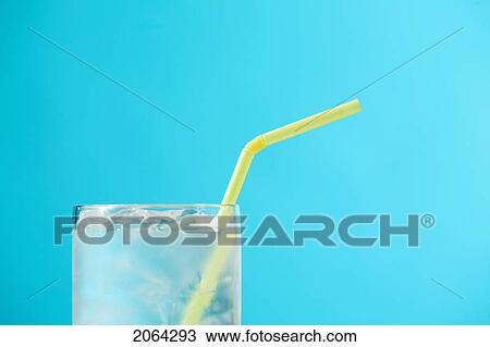 Top Portion Of Very Full Glass Of Water With Yellow Drinking Straw View Large Photo Image Stock Image - Top Portion Of Very Full Glass Of Water With Yellow Drinking Straw. Fotosearch