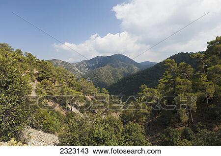 Troodos mountain range; Cyprus View Large Photo Image Stock Image - Troodos mountain range; Cyprus. Fotosearch