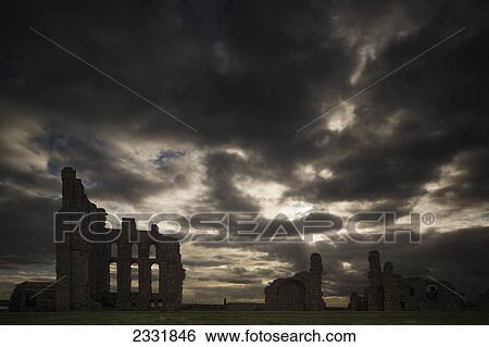 Tynemouth priory under dark storm clouds; Tynemouth tyne and wear england View Large Photo Image Stock Photograph - Tynemouth priory under dark storm clouds; Tynemouth tyne and wear england. Fotosearch