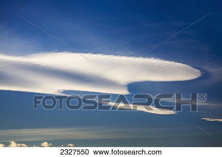 Unusual cloud formation with blue sky; Calgary alberta canada View Large Photo Image Stock Image - Unusual cloud formation with blue sky; Calgary alberta canada. Fotosearch
