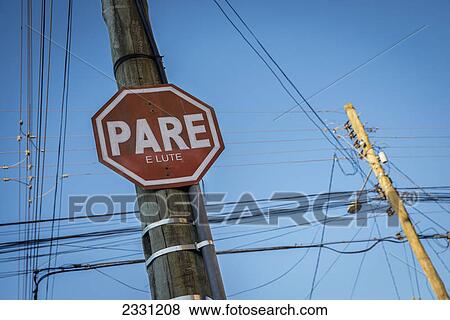 Urban art in a traffic sign in the port area; Pelotas rio grande do sul brazil View Large Photo Image Stock Photo - Urban art in a traffic sign in the port area; Pelotas rio grande do sul brazil. Fotosearch