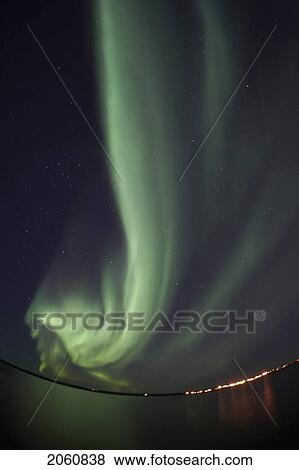 Vibrant Display Of Aurora Borealis (? The Northern Lights? ) As Seen From The Giant Mine Dock Outside Of Yellowknife, Northwest Territories View Large Photo Image Stock Photo - Vibrant Display Of Aurora Borealis (? The Northern Lights? ) As Seen From The Giant Mine Dock Outside Of Yellowknife, Northwest Territories. Fotosearch