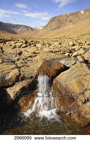 Stock Photography - View Brook And Tablelands, Gros Morne Np, Newfoundland, Canada. Fotosearch