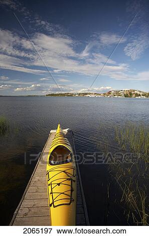 View Of A Popular Kayaking Paddle - Across The Back Bay Portion Of The Great Slave Lake In Yellowknife, Northwest Territories. View Large Photo Image Stock Photo - View Of A Popular Kayaking Paddle - Across The Back Bay Portion Of The Great Slave Lake In Yellowknife, Northwest Territories.. Fotosearch