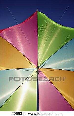 View Of Beach Umbrella, New Jersy, Usa. View Large Photo Image Stock Image - View Of Beach Umbrella, New Jersy, Usa.. Fotosearch