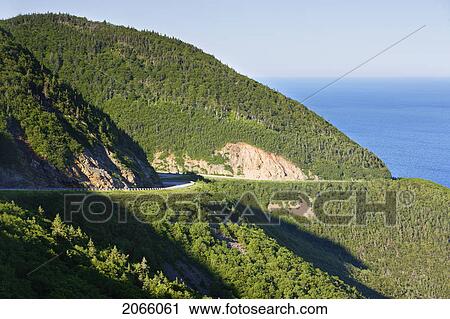 View Of Cabot Trail And Gulf Of St. Lawrence, Cape Breton Highlands National Park, Nova Scotia, Canada View Large Photo Image Stock Image - View Of Cabot Trail And Gulf Of St. Lawrence, Cape Breton Highlands National Park, Nova Scotia, Canada. Fotosearch