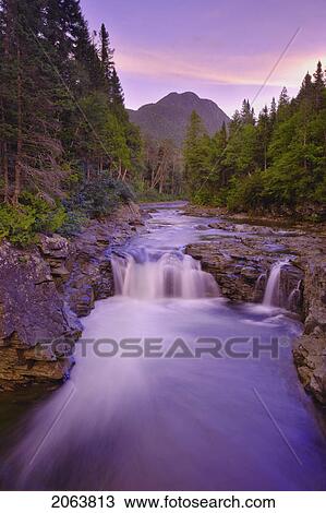 View Of Cap-Chat River And Mont Frère Du Nicol-Albert, Quebec View Large Photo Image Stock Image - View Of Cap-Chat River And Mont Frère Du Nicol-Albert, Quebec. Fotosearch