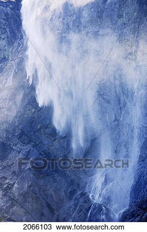 Stock Image - View Of Fall At Western Brook Pond, Gros Morne Np, Newfoundland, Canada. Fotosearch