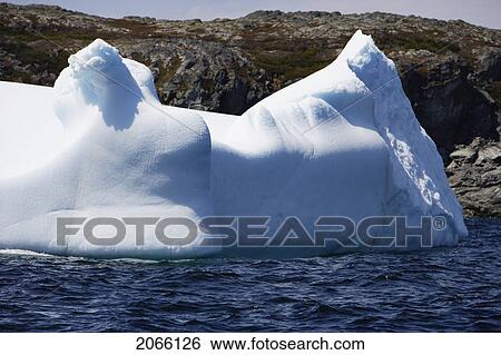 Stock Photograph - View Of Iceberg, St. Anthony, Newfoundland, Canada. Fotosearch