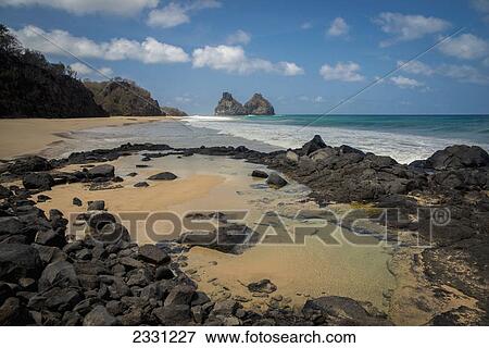 View of morro dos irmaos from praia do bode; Fernando de noronha pernambuco brazil View Large Photo Image Stock Photo - View of morro dos irmaos from praia do bode; Fernando de noronha pernambuco brazil. Fotosearch