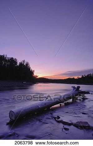 View Of Petite Cascapédia River Near New Richmond At Twilight, Gaspesie, Quebec View Large Photo Image Stock Photo - View Of Petite Cascapédia River Near New Richmond At Twilight, Gaspesie, Quebec. Fotosearch