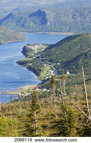 View Of Shoal Brook And Bonne Bay From Lookout Trail, Gros Morne Np, Newfoundland, Canada View Large Photo Image Stock Photo - View Of Shoal Brook And Bonne Bay From Lookout Trail, Gros Morne Np, Newfoundland, Canada. Fotosearch