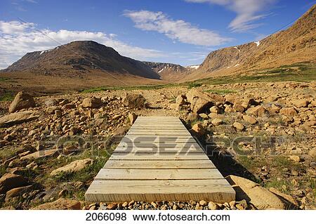 View Of Trail And Tablelands, Gros Morne Np, Newfoundland, Canada View Large Photo Image Stock Photo - View Of Trail And Tablelands, Gros Morne Np, Newfoundland, Canada. Fotosearch