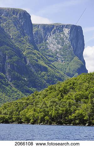 View Of Western Brook Pond, Gros Morne Np, Newfoundland, Canada View Large Photo Image Stock Photo - View Of Western Brook Pond, Gros Morne Np, Newfoundland, Canada. Fotosearch