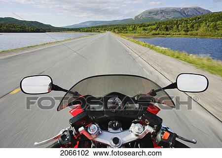 View On Motorcycle In Action And Gros Morne Mountain, Gros Morne Np, Newfoundland, Canada View Large Photo Image Stock Image - View On Motorcycle In Action And Gros Morne Mountain, Gros Morne Np, Newfoundland, Canada. Fotosearch