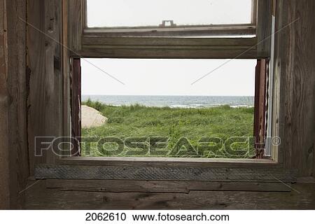 View Through Wooden Window Frame, Near Basin Head, Prince Edward Island View Large Photo Image Stock Image - View Through Wooden Window Frame, Near Basin Head, Prince Edward Island. Fotosearch