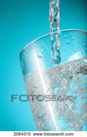 Water Pouring Into Clear Glass, Nearly Full View Large Photo Image Stock Image - Water Pouring Into Clear Glass, Nearly Full. Fotosearch