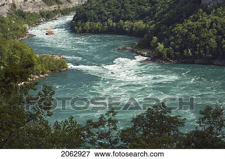 Stock Photo - Whirlpool Aerocar Over Whirlpool Rapids - Niagara Falls, Ontario, Canada. Fotosearch