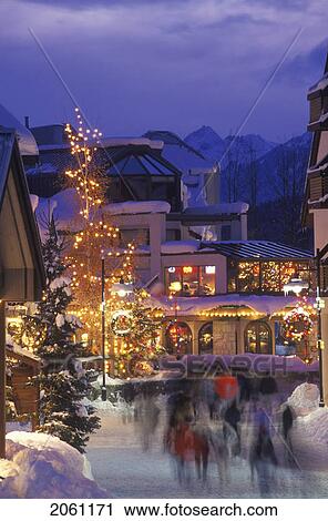 Whistler Village, Bc, Canada View Large Photo Image Stock Image - Whistler Village, Bc, Canada. Fotosearch